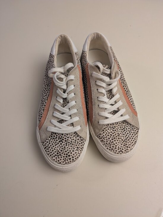 Madewell Shoes - Madewell Sidewalk Low-Top Sneakers in Spotted Calf Hair. Women's Size 8